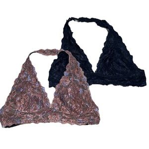 intimately Free People Galloon Lace Halter Bras